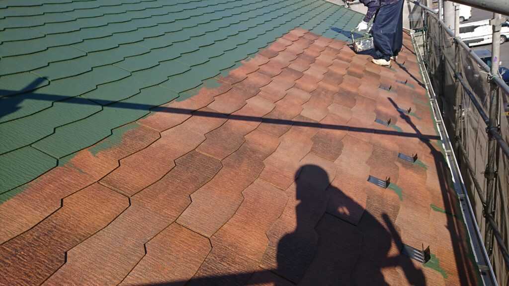 手塗りによる施工