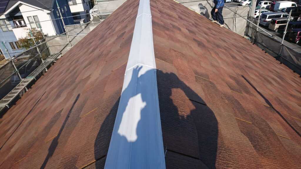 鉄部錆止め塗布