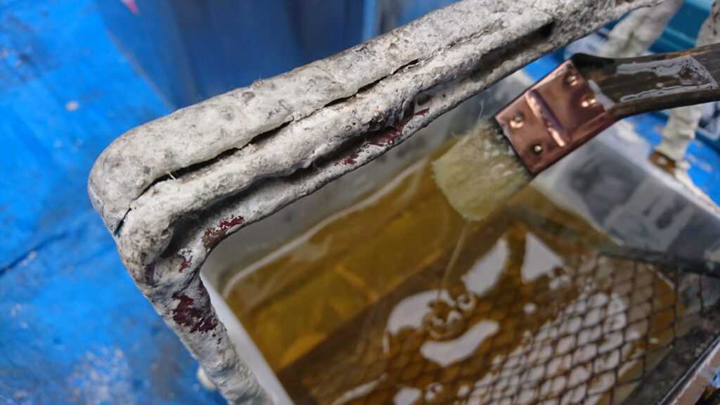 強化シーラー塗布