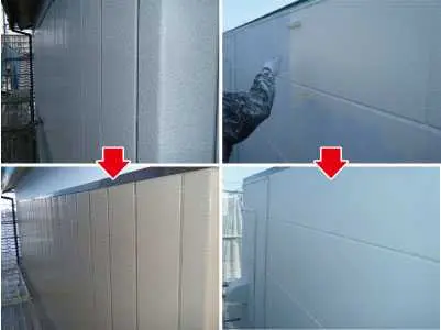 上塗り作業